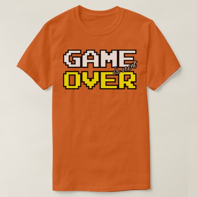 Camiseta El juego no ha terminado (Diseño del anverso)