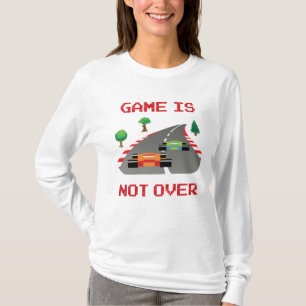 Camiseta El juego no termina con el videojuego Pixelado