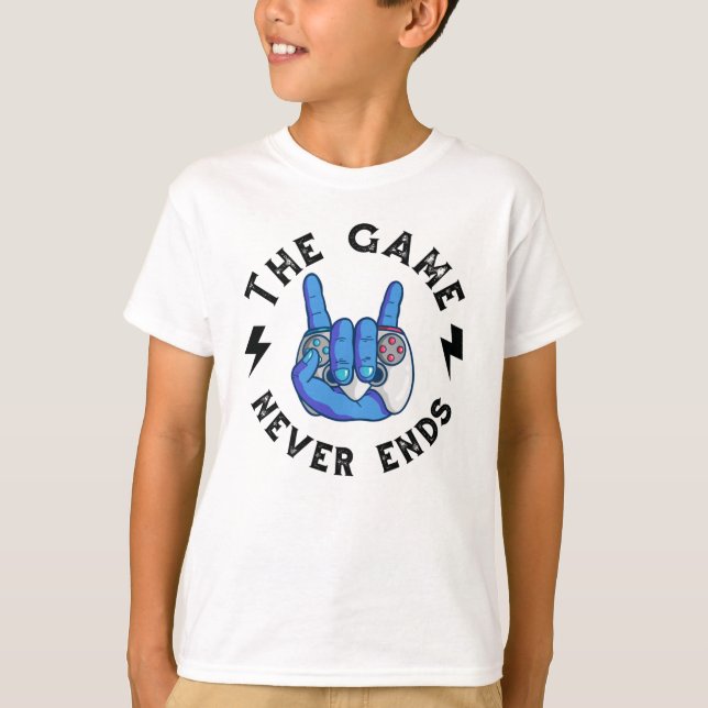 Camiseta El juego nunca termina (Anverso)