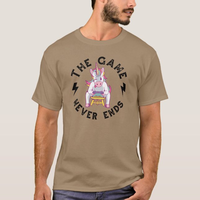 Camiseta El juego nunca termina (Anverso)