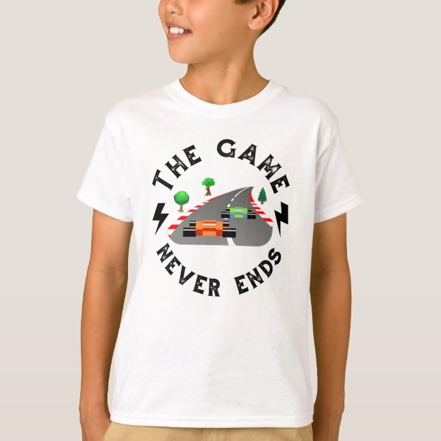 Camiseta El juego nunca termina (Anverso)