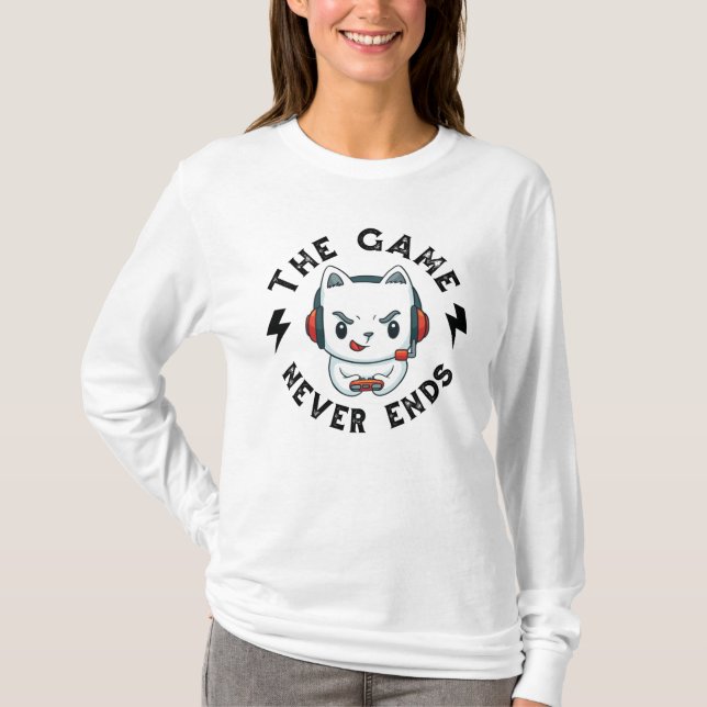 Camiseta El juego nunca termina (Anverso)
