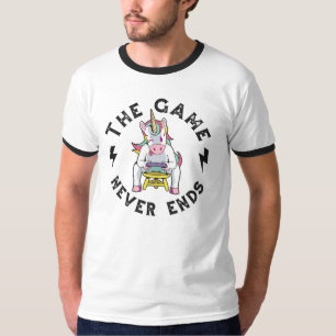 Camiseta El juego nunca termina para los Unicornios