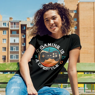 Camiseta El juego retro de los años 70 es un atardecer vint