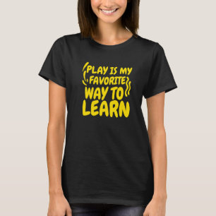 Camiseta El juego Slp es mi forma favorita de aprender
