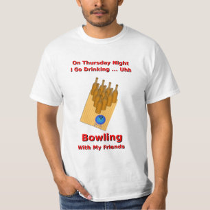 Camiseta El jueves por la noche jugador de bolos de la