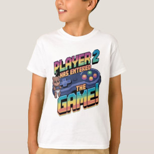 Camiseta el jugador 2 ha entrado en el juego