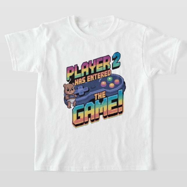 Camiseta el jugador 2 ha entrado en el juego (Distribución)