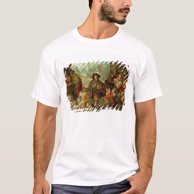 Camiseta El jugador ciego de Hurdy Gurdy (Anverso)