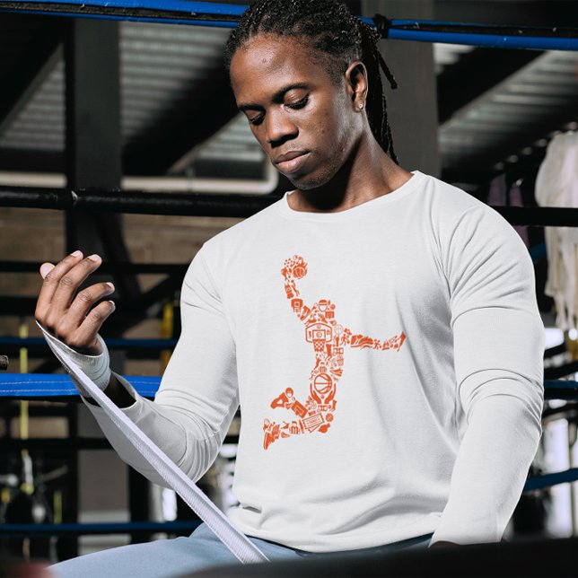 Camiseta El jugador de baloncesto golpea la simbología de l (Subido por el creador)