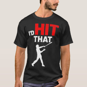 Camiseta El jugador de béisbol Gracioso Batter que yo hubie