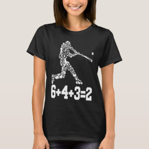 Camiseta El jugador de béisbol Pitcher 6+4+32 Doble Pista