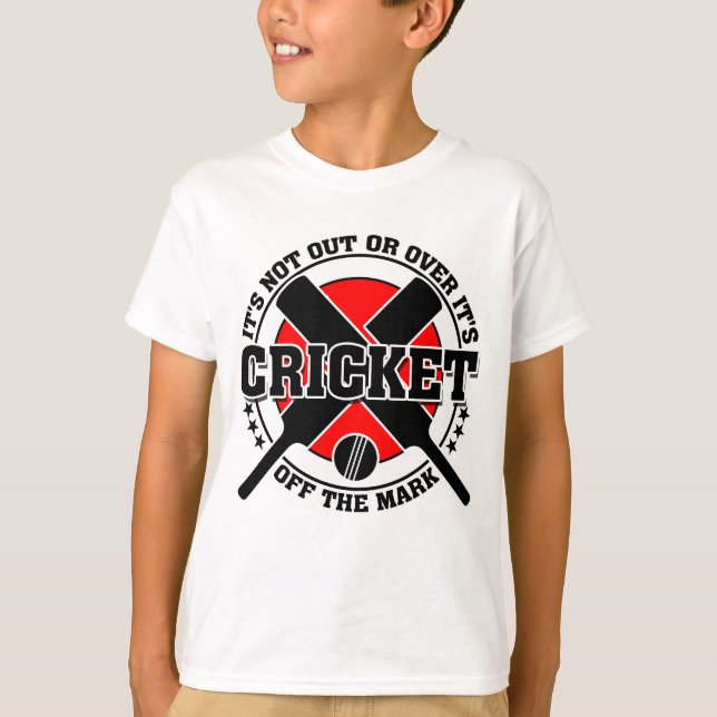 Camiseta El jugador de cricket no está en el cricket (Anverso)