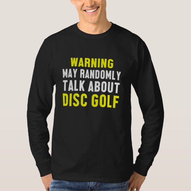 Camiseta El jugador de golf de disco determinó el golf dive (Anverso)
