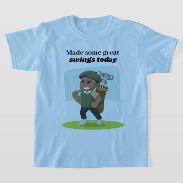 Camiseta El Jugador De Golf Hizo Que Algunos Grandes Swings (Distribución)