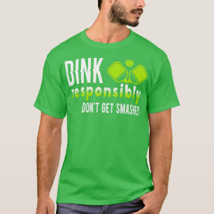Camiseta El jugador de pelota se hunde de manera responsabl