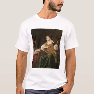 Camiseta El jugador del laúd (aceite en el panel)