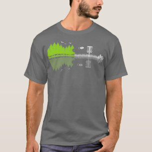 Camiseta El jugador guitarista de guitarra de golf de disco