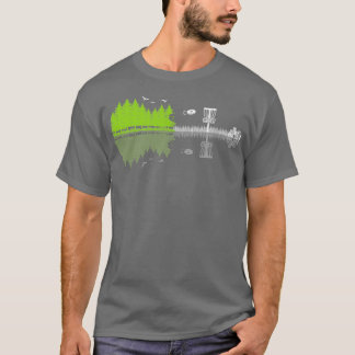 Camiseta El jugador guitarista de guitarra de golf de disco