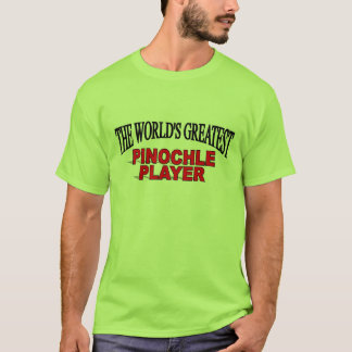 Camiseta El jugador más grande del Pinochle del mundo
