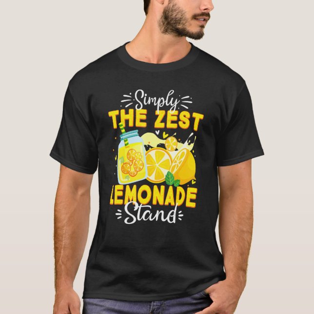 Camiseta El Jugo De Limón Lemonade Stand Jefe Simplemente E (Anverso)