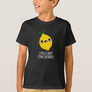 Camiseta El jugo no puede concentrarse en el divertido Lemo