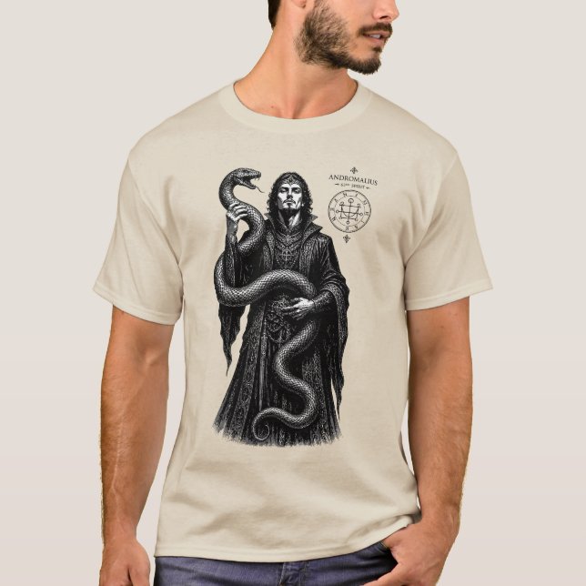 Camiseta El Juramento de la Serpiente y Andromalius (Anverso)