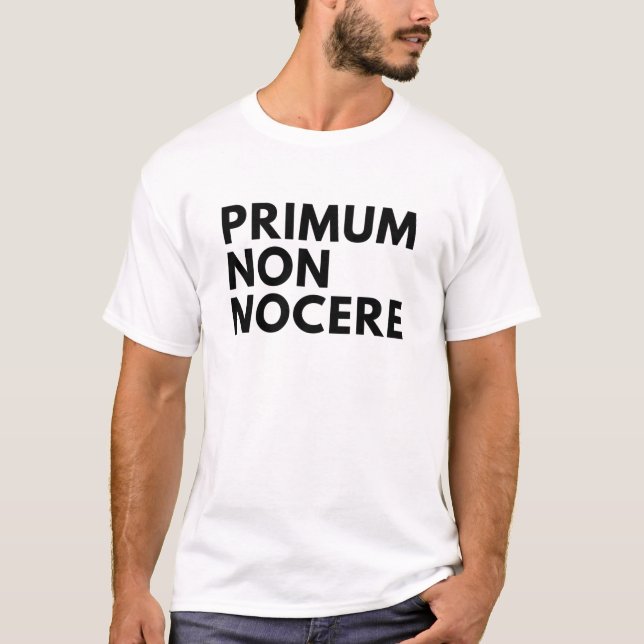 Camiseta El juramento hipocrático de una enfermera no nocre (Anverso)