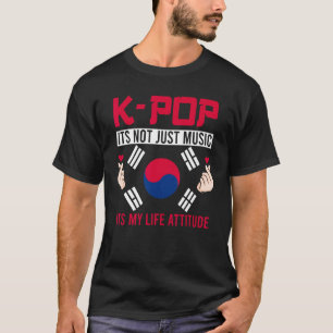 Camiseta El K-pop no es sólo música Kpop Merch Merchandise