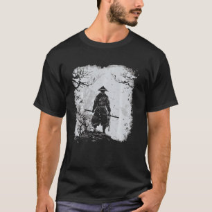 Camiseta El kanji japonés Samurai guerrero en el arte japon