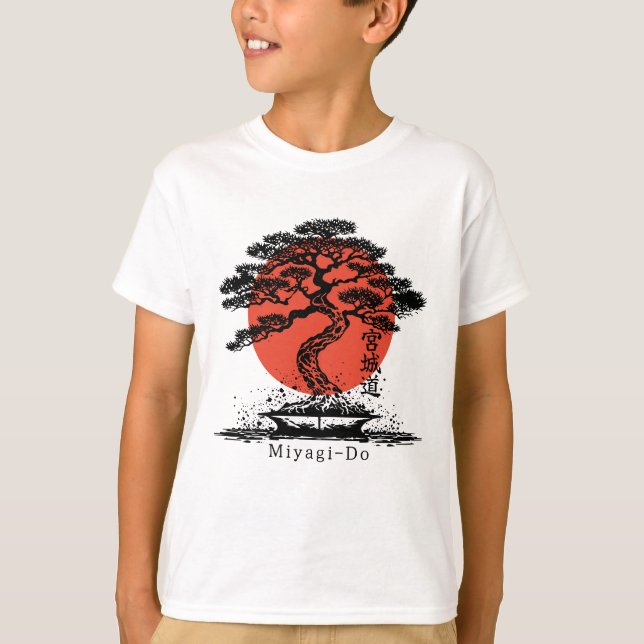 Camiseta El kanji miyagi japonés Bonsai es personalizado (Anverso)