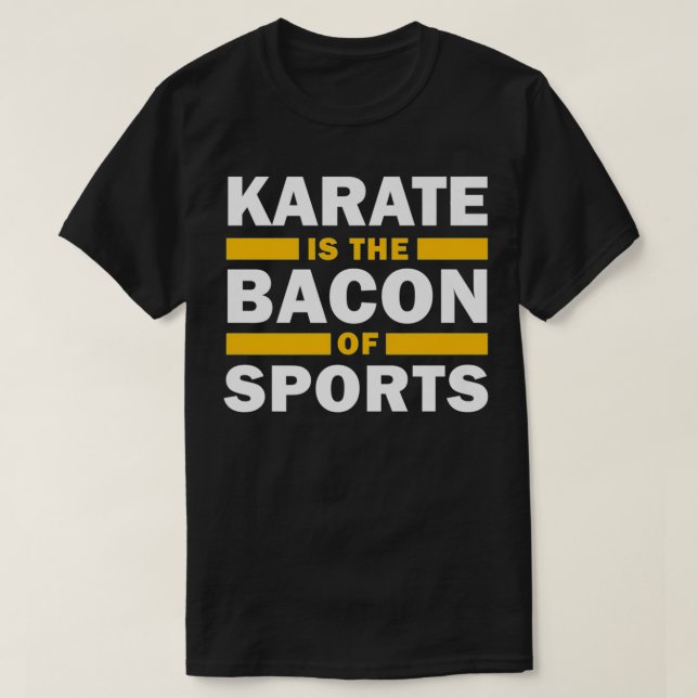 Camiseta El karate es la pata del deporte divertido karate  (Diseño del anverso)