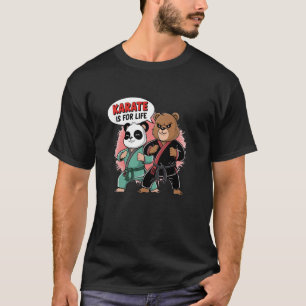 Camiseta El Karate es para Vivir - Oso Karate y Panda