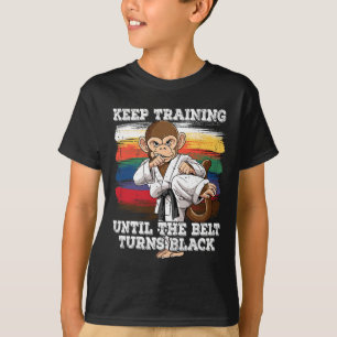 Camiseta El Karate Sigue Entrenando Hasta Que El Cinturón S