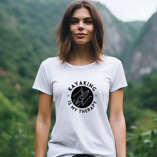 Camiseta El kayak es mi terapia 3 mujeres