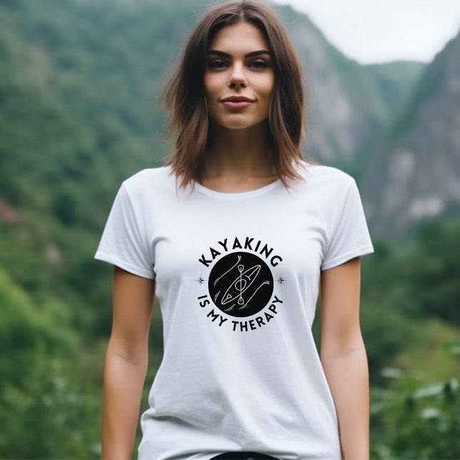 Camiseta El kayak es mi terapia 3 mujeres (Subido por el creador)