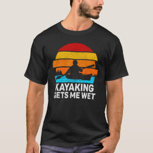 Camiseta El Kayak Me Consigue Bote De Cañón De Atardecer De