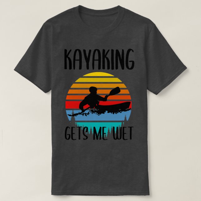 Camiseta El Kayak Me Consigue Un Cumpleaños De Navidad Vint (Diseño del anverso)