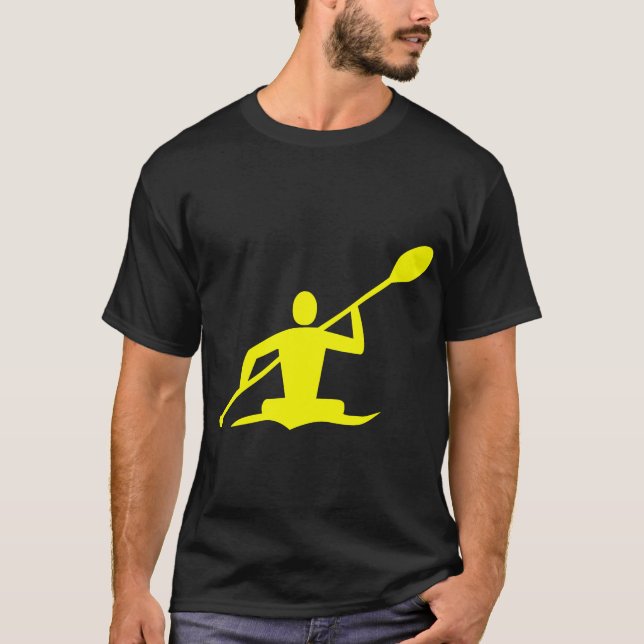 Camiseta El Kayaking - amarillo (Anverso)