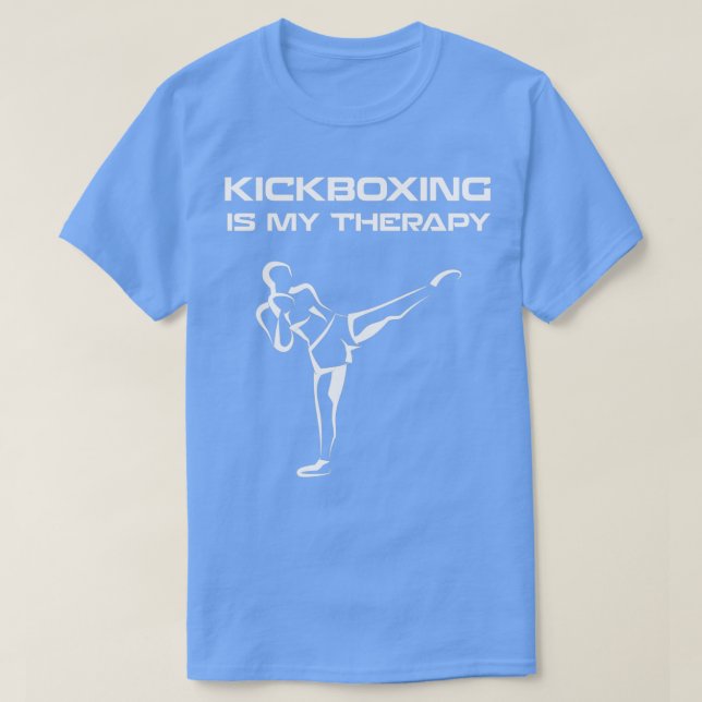 Camiseta el kickboxing es mi terapeuta 2 (Diseño del anverso)