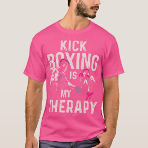 Camiseta El kickboxing es mi terapia de boxeo divertido