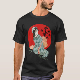 Camiseta El kimono japonés tradicional roza el sistema cult