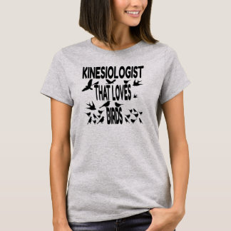 Camiseta El kinesiólogo ama a los pájaros