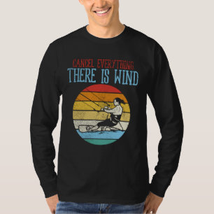 Camiseta El kitesurf cancela todo el viento