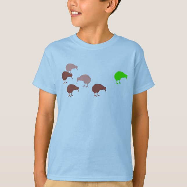 Camiseta El kiwi. Ave nacional de....um....i dunno (Anverso)