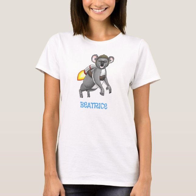 Camiseta El Koala Cohete (Anverso)