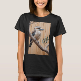 Camiseta El Kookaburra australiano en un arte de vida salva