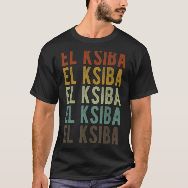 Camiseta El Ksiba City Marruecos Retro (Anverso)