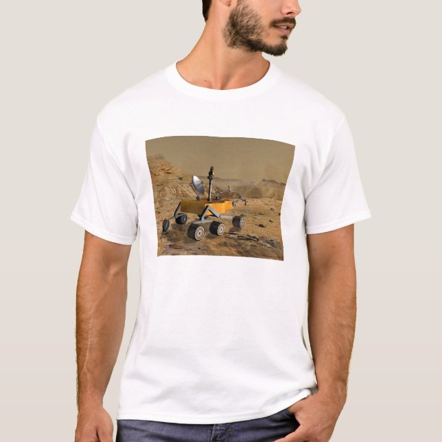 Camiseta El laboratorio de ciencias de Marte viaja cerca de (Anverso)