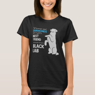 Camiseta El Laboratorio Negro Quien Dijo Que Los Diamantes